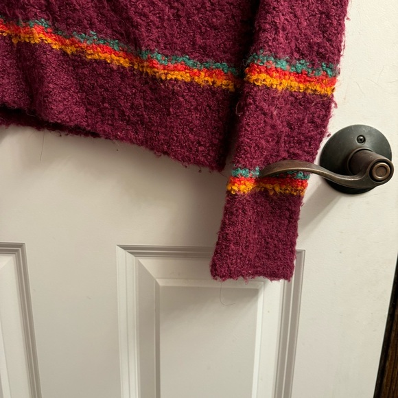 Free People Boxy Crop Fuzzy Sweater - Picture 5 of 7